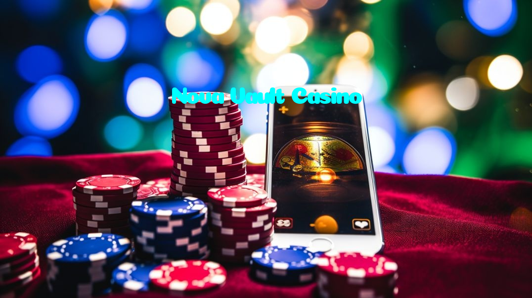 Nova Vault Casino casino presented on mobile device in Pakistan with slots and live games
